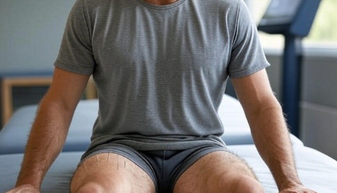 Dry needle blog - seated patient