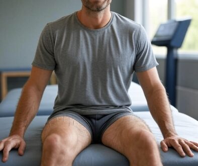 Dry needle blog - seated patient